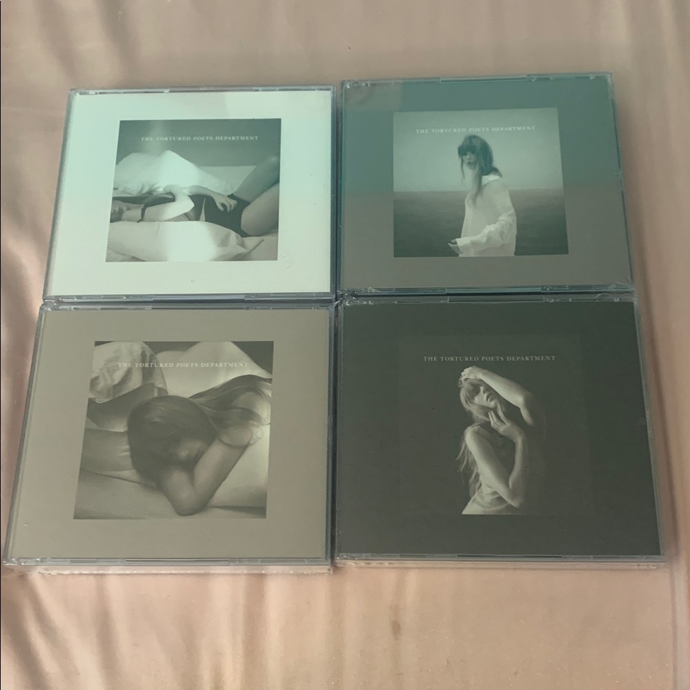 The tortured poets department set of 4 deluxe CDs